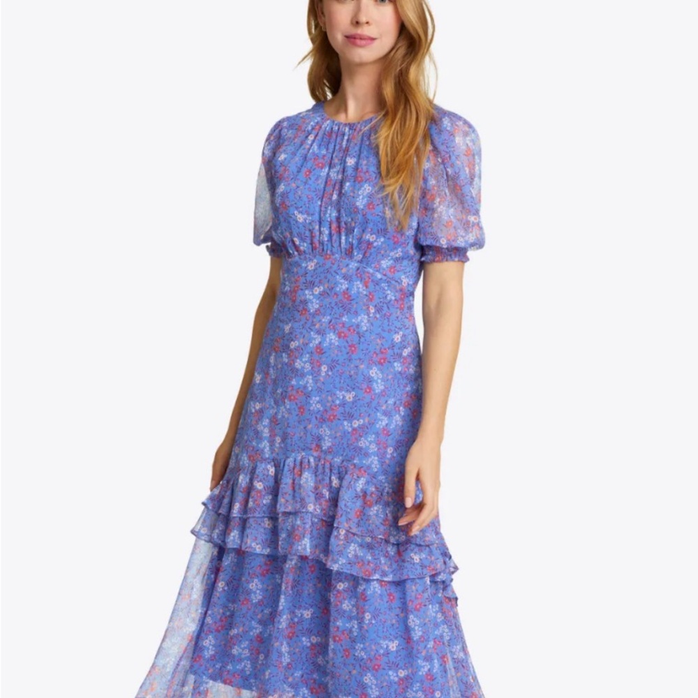 Draper James Ashley MIDI Dress in Garden Posy